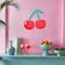 American Art Decor Tipsy Cherries Wall Plaque - 20" x 18" x 8.75"